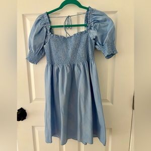 💙 Hill House Athena Nap Dress Blue Sparkle M EUC